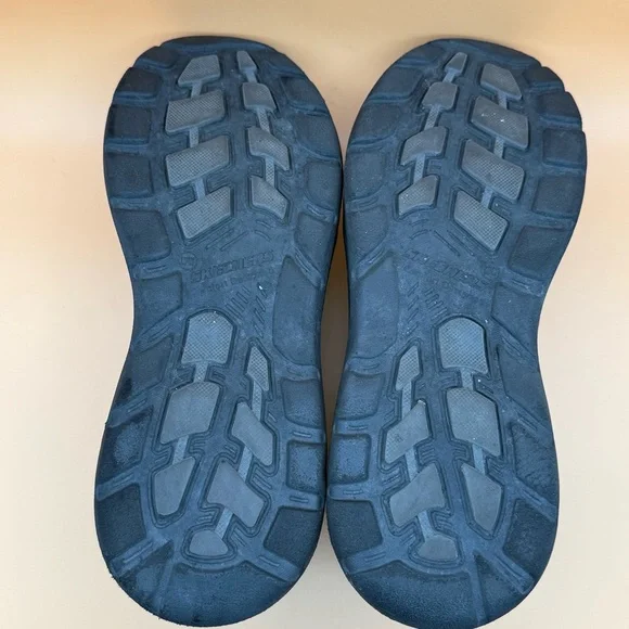 Skechers Relaxed Arch Fit Slip-Ins Motley Leather Milo Black Sneakers Men’s 13WW - Picture 8 of 10